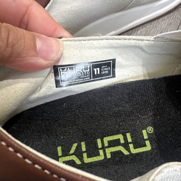 KURU PACE KURUCloud Boat Shoe Lightweight Slip On Jet Beige US SZ 11 main image 5